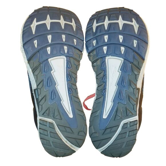 Altra Timp 4 Men Size 9 Blue Gray Black Trail Running Shoes Sneakers AL0A547J040